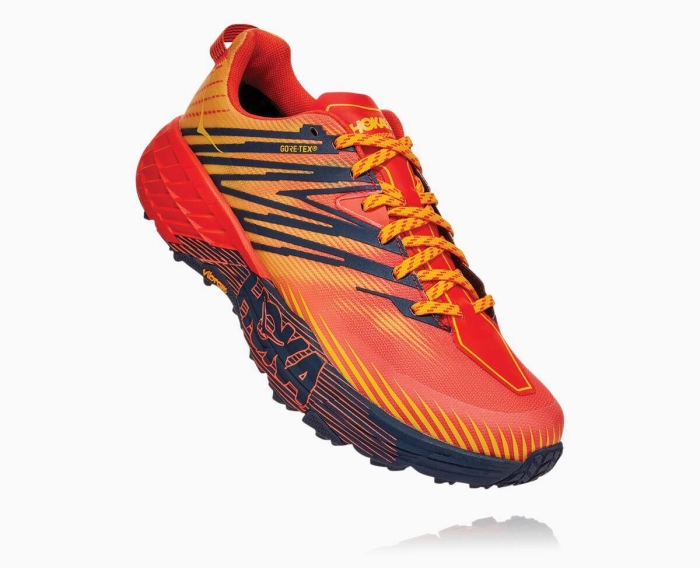 Hoka Terrengsko Salg - HOKA ONE ONE Speedgoat 4 GORE-TEX Herre Oransje [NO-69HSBX]